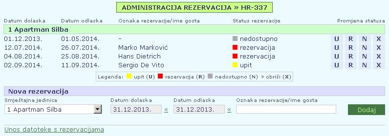 Rezervacijski sustav